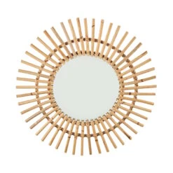 Spiegel Sonnenförmig Ø56cm COTTAGE In Natur