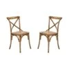 Stuhl 2er-Set Natur CROSS COUNTRY In Braun