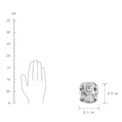 Teelichthalter Höhe 9cm BUBBLE In Grau 5 Teelichthalter Höhe 9cm BUBBLE In Grau -Butlers butlers teelichthalter hohe 9cm bubble in grau 2