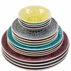 Teller Ø25cm SUMATRA In Hellgrün -Butlers butlers teller o25cm sumatra in hellgrun 3