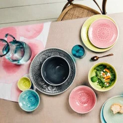 Teller Ø25cm SUMATRA In Hellgrün -Butlers butlers teller o25cm sumatra in hellgrun 4