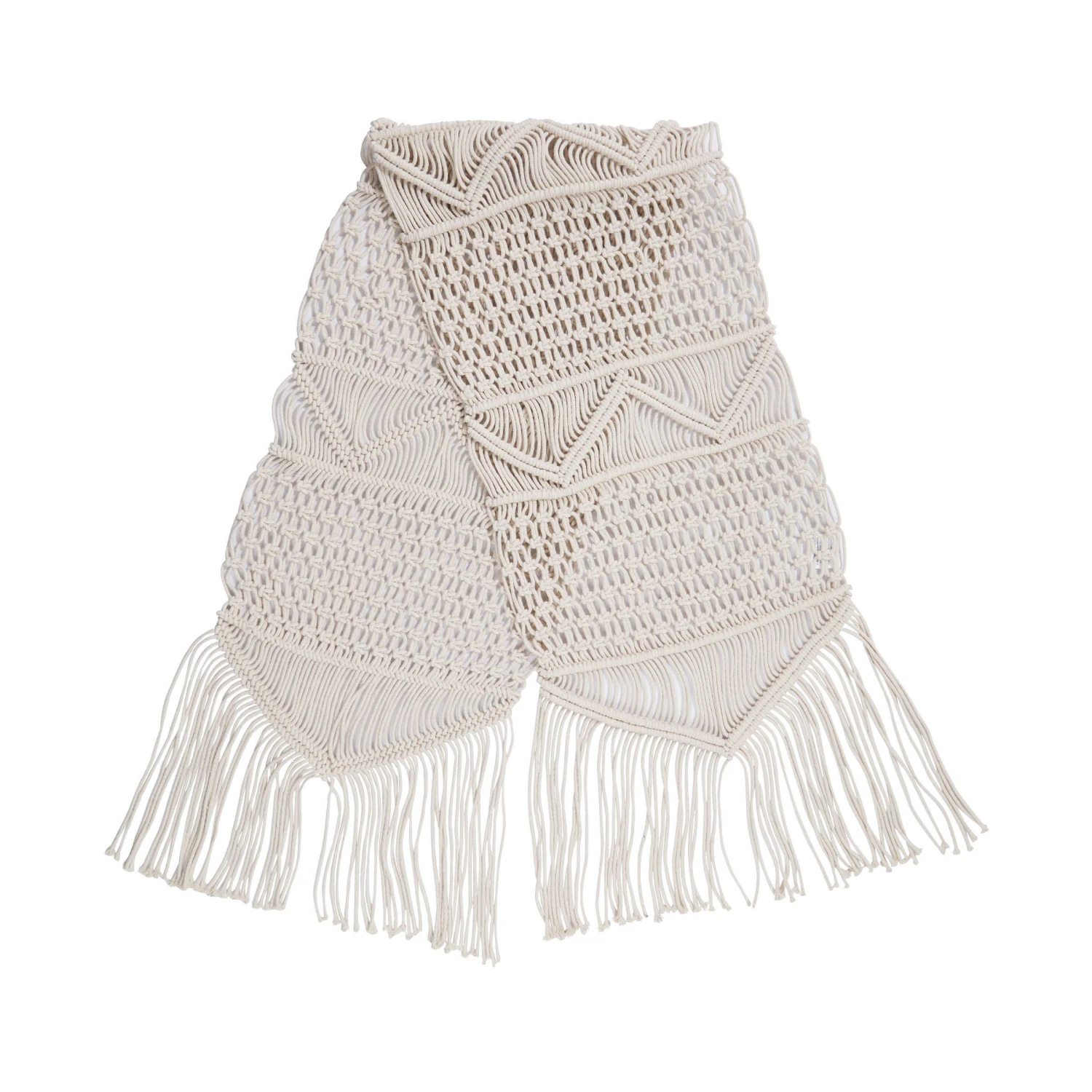 Tischläufer L 180 X B 35cm MACRAMÉ In Creme 5 Tischläufer L 180 X B 35cm MACRAMÉ In Creme - Image 5