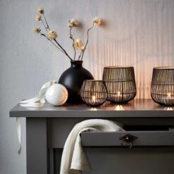 Vase Höhe 16cm MIO In Schwarz -Butlers butlers vase hohe 16cm mio in schwarz 8