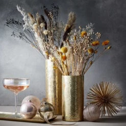 Vase Höhe 28cm AUREO In Gold -Butlers butlers vase hohe 28cm aureo in gold 5