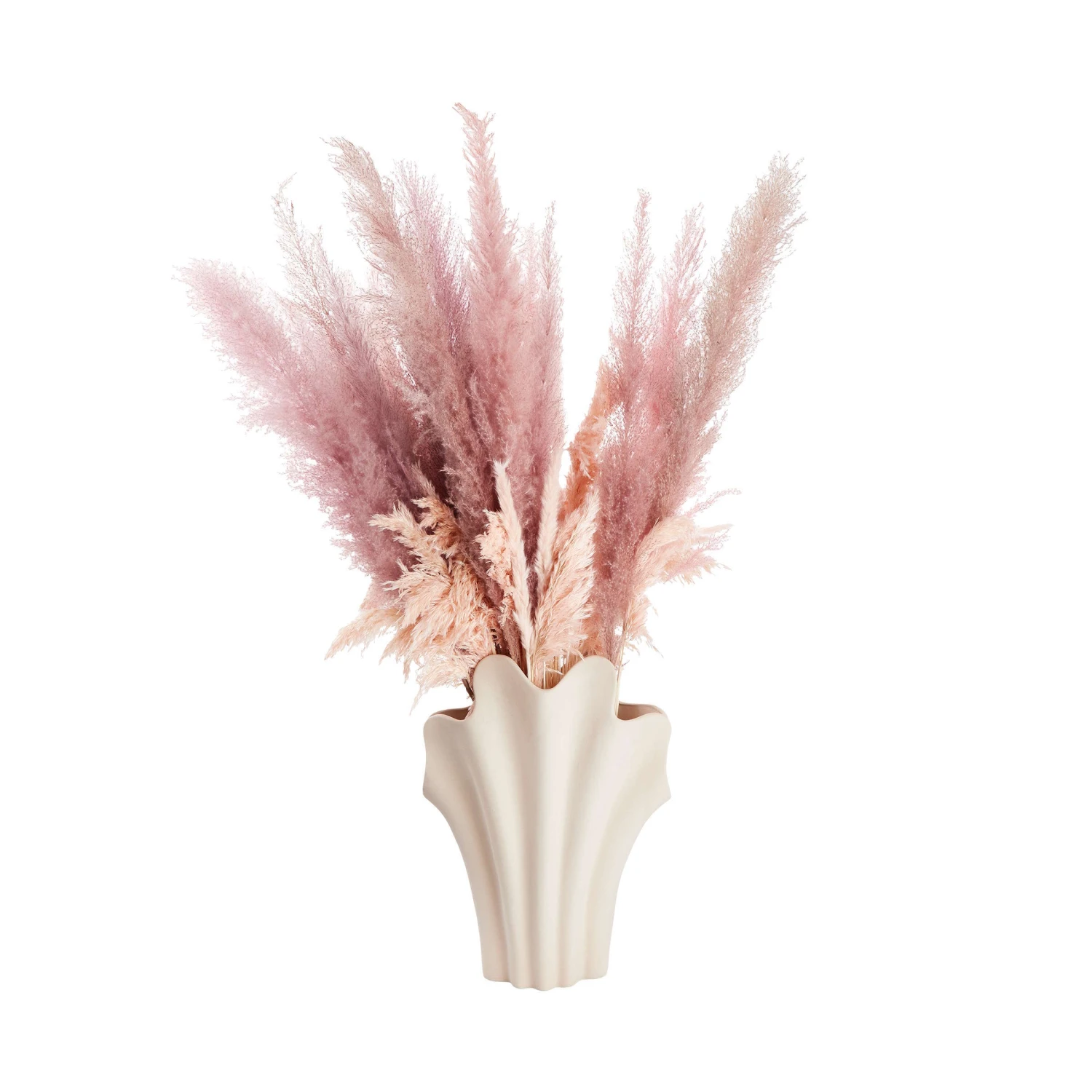 Vase Höhe 46cm SHELL In Beige 2 Vase Höhe 46cm SHELL In Beige - Image 2