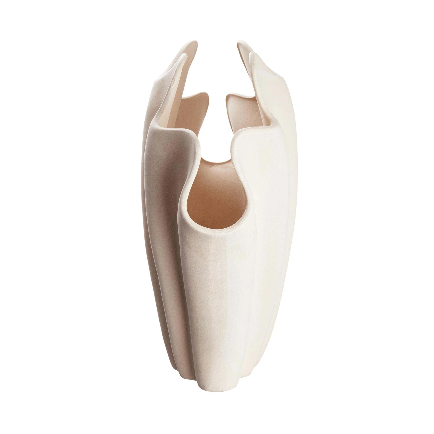 Vase Höhe 46cm SHELL In Beige 5 Vase Höhe 46cm SHELL In Beige - Image 5