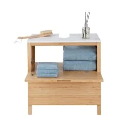 Waschbeckenunterschrank Mit Schublade WHITE SANDS In Natur-Weiß -Butlers butlers waschbeckenunterschrank mit schublade white sands in natur weiss 2